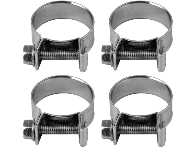 Set 4 cleme zincate cu surub VOREL 73786, 20-22/9 mm