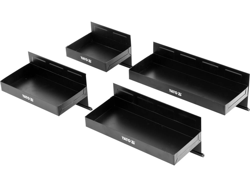 4 db-os YATO YT-08682 mágneses tálca készlet 