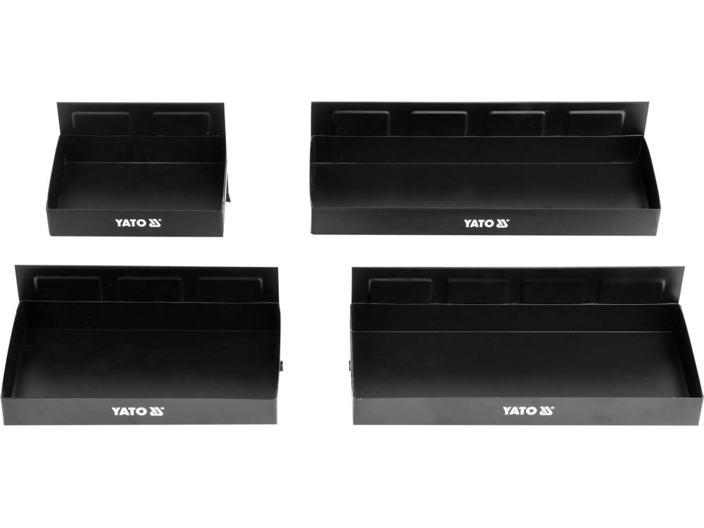 4 db-os YATO YT-08682 mágneses tálca készlet 