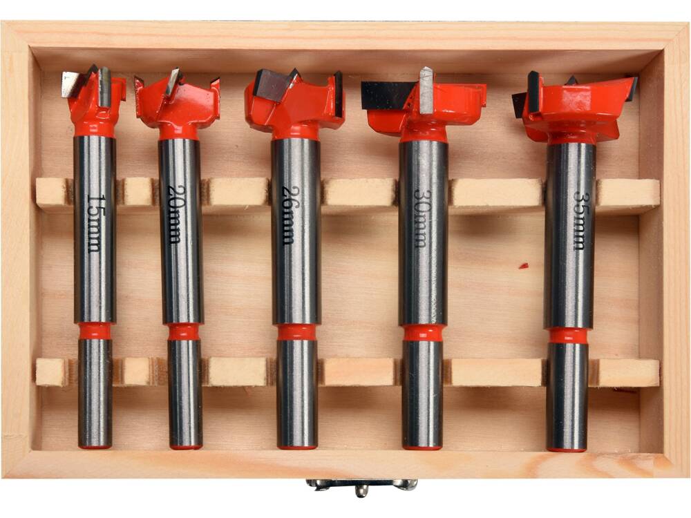 SET 5 FREZE YATO YT-33015 LEMN 15, 20, 26, 30, 35MM