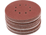 SET 50 DISCURI YATO YT-834591 ABRAZIVE VELCRO, 150MM, 8 GAURI, P40