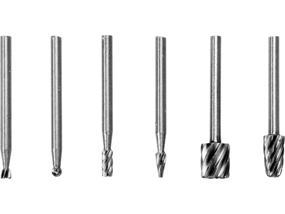 SET 6 FREZE STHOR 25405 PENTRU ALUMINIU SI METAL, AX 3.2MM