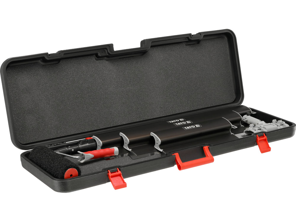 Set 6 spatule pentru chit Yato YT-52235 , 250, 600, 800 mm , oțel inoxidabil , suprafață anodizată