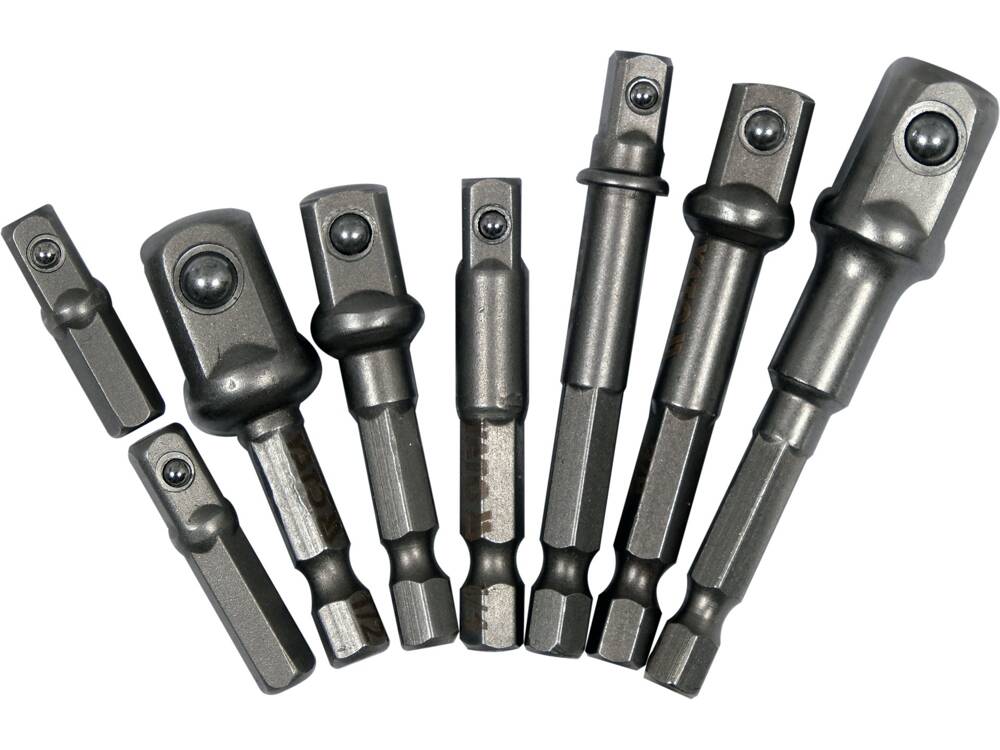 SET 8 ADAPTOARE YATO YT-04639 CU PRINDERE HEXAGONALA 1/4, 3/8, 1/2