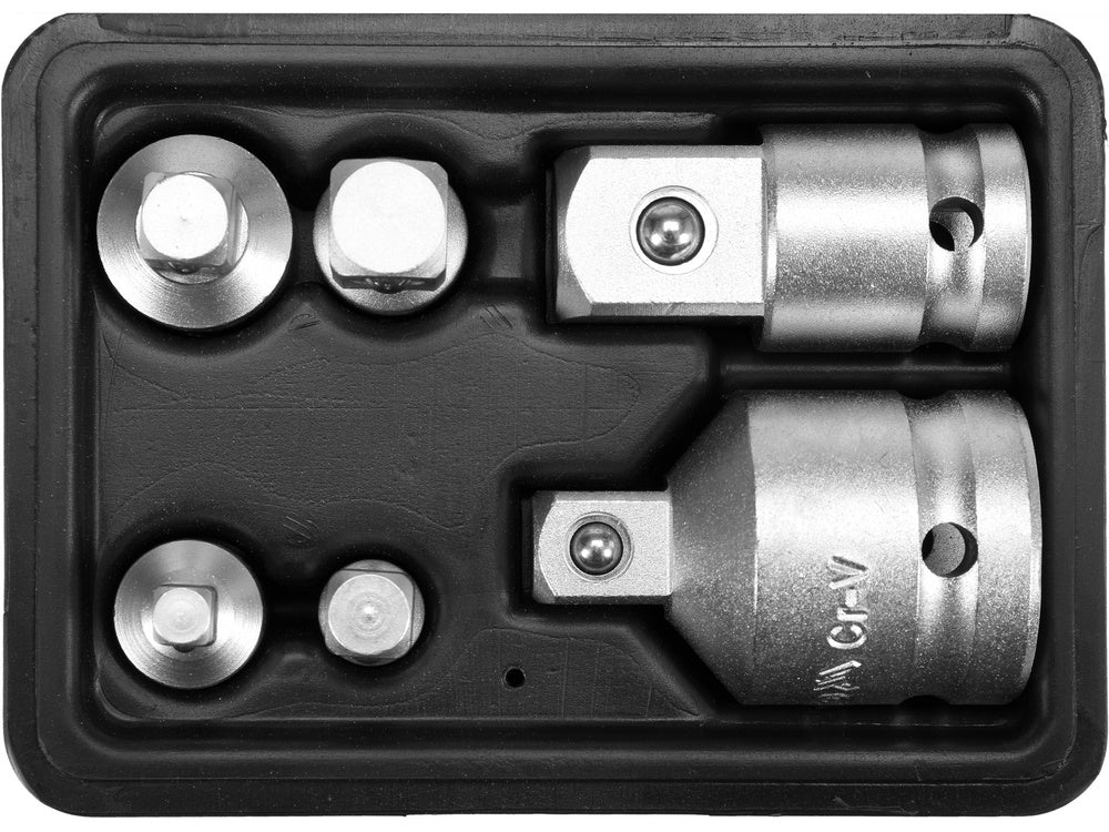SET ADAPTOARE 3/8MX1/4F, YATO YT-10671 1/4MX3/8F, 3/8FX1/2M, 1/2MX3/8F, 3/4MX1/2F, 1/2MX3/4F
