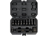 YATO YT-10655 ÜTVEFÚJÓ BITKÉSZLET, HATSZÖGŰ ÉS TORX, 3/4" 