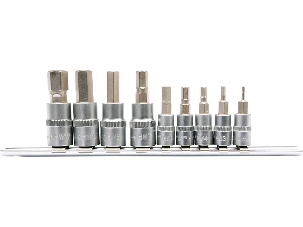 SET BITI HEXAGONALI, YATO YT-04401 9 BUC