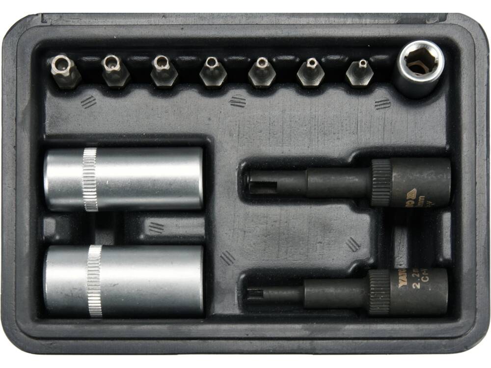 YATO YT-12007 CLIMA 1/4"-OS BITKÉSZLET, 12 RÉSZES 
