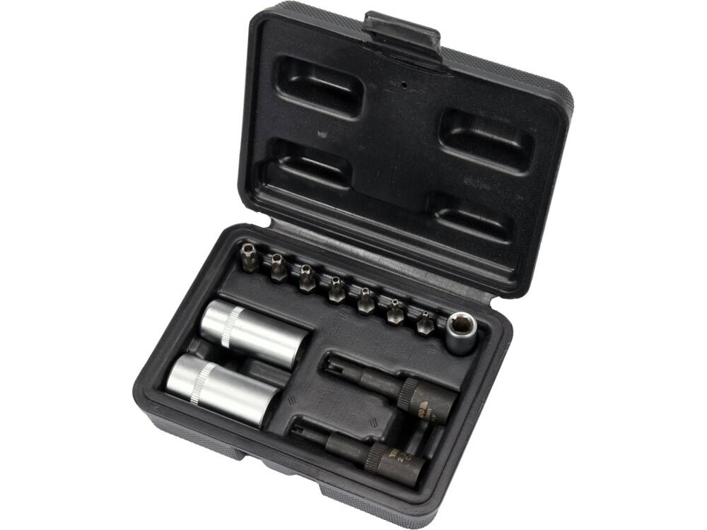 YATO YT-12007 CLIMA 1/4"-OS BITKÉSZLET, 12 RÉSZES 