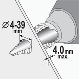 STHOR FÚRÓKÉSZLET 22617 LÉPCSŐS, 4 DB 