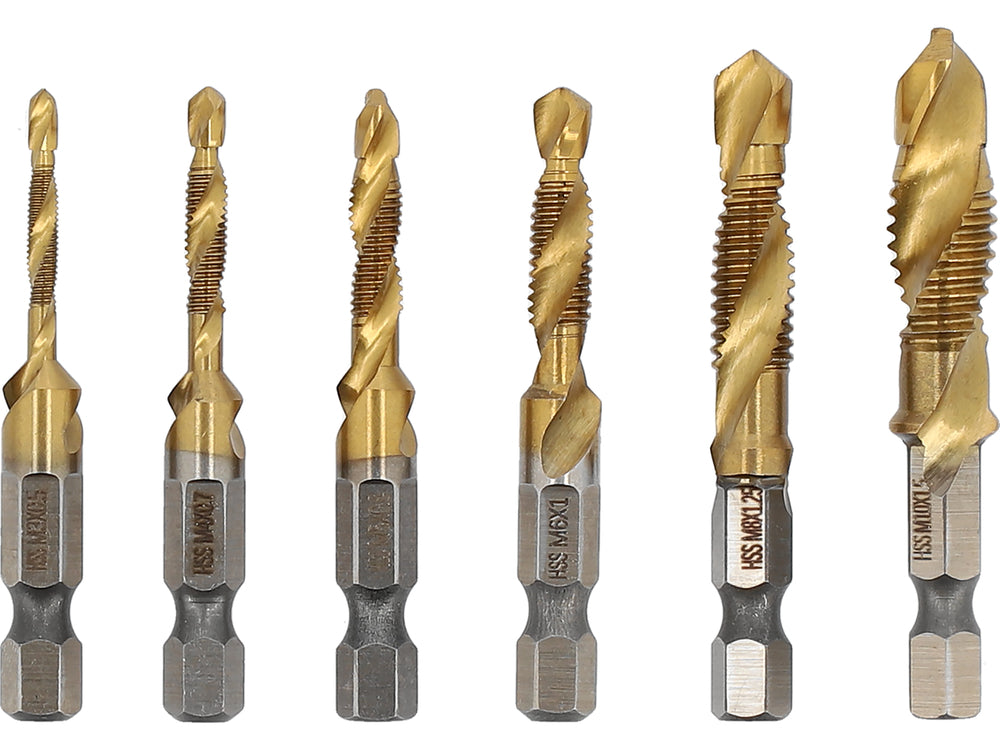 6 db-os imbuszfúró készlet M3-M10 Sthor 24200 