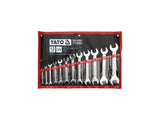 YATO FIX VILLÁSKULCS KÉSZLET YT-0381 6X7MM-30-32MM, 12 RÉSZES 