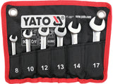 Set chei inelare cu clichet 6 buc. YATO YT-16977