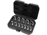 SET CHEI INELARE YATO YT-38550 SEMI-DESCHISE CU ADAPTOR 3/8, 12 PIESE