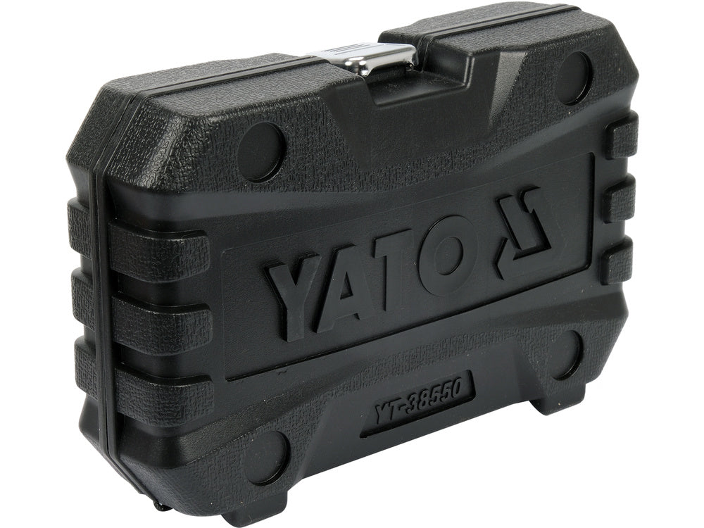 SET CHEI INELARE YATO YT-38550 SEMI-DESCHISE CU ADAPTOR 3/8, 12 PIESE