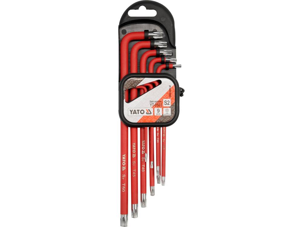 TORX KULCSKÉSZLET, YATO YT-0563 S2, 9 DB-OS 