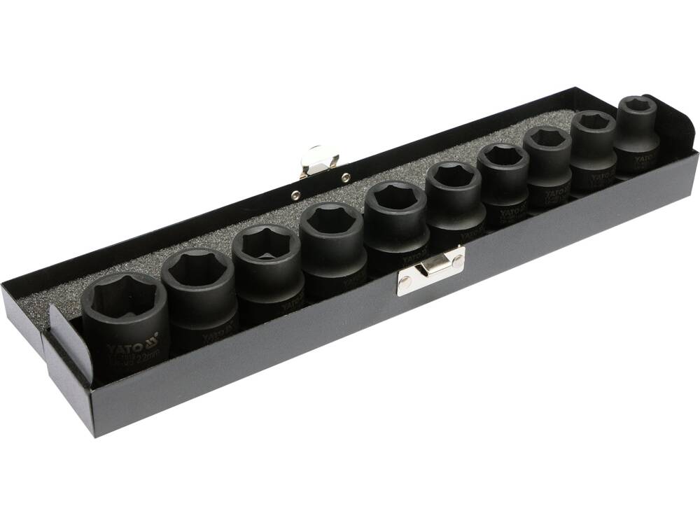 SET CHEI TUBULARE YATO YT-1025 DE IMPACT, 10-22MM