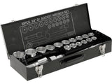 YATO CSŐKULCSKÉSZLET YT-1335 HATSZÖGŰ 3/4", 21 RÉSZES 