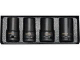 SET CHEI TUBULARE YATO YT-06030 PREZOANE STRICATE, ½”- 4 BUC