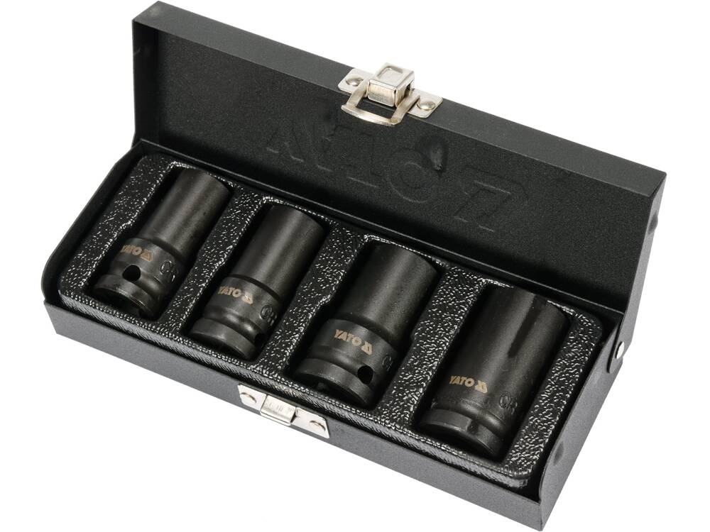 SET CHEI TUBULARE YATO YT-06030 PREZOANE STRICATE, ½”- 4 BUC