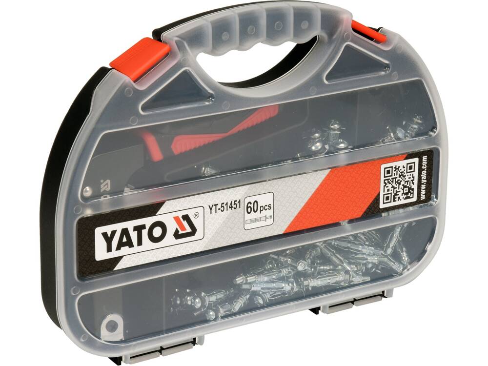 SET CLESTE PENTRU YATO YT-51451 ANCORE METALICE, 60 BUC