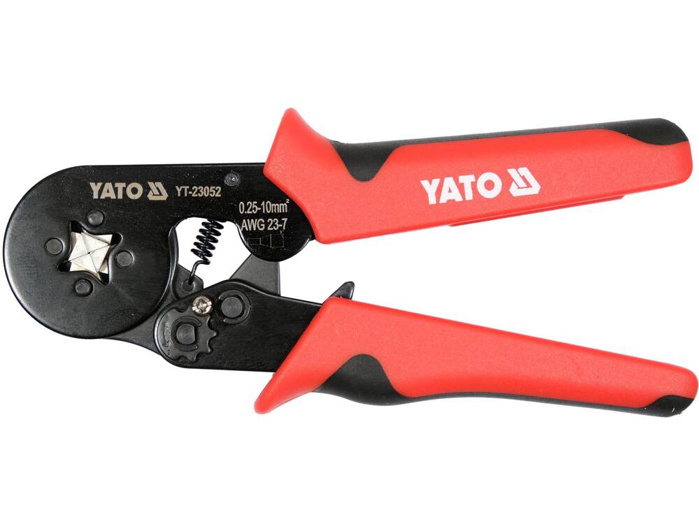 SET CLESTE SERTIZARE YATO YT-23052 PINI TERMINALI 0,25-10 MM2 + 1200 PINI DIFERITE MARIMI