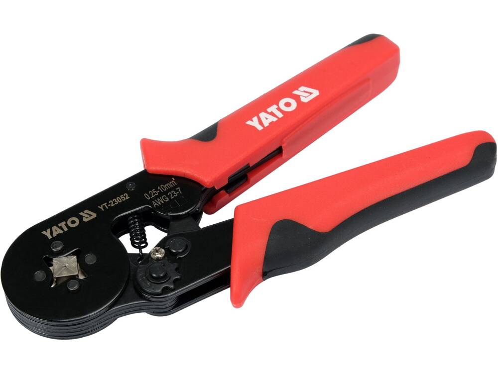 SET CLESTE SERTIZARE YATO YT-23052 PINI TERMINALI 0,25-10 MM2 + 1200 PINI DIFERITE MARIMI