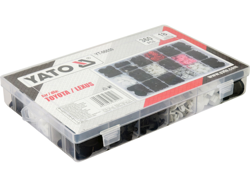 SET CLIPSURI AUTO YATO YT-06650 TOYOTA/LEXUS 360 BUC