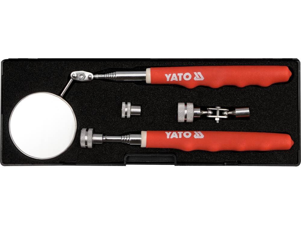 YATO YT-0662 TÜKÖRVEZÉRLŐ KÉSZLET + MÁGNESES RÚD - 4 DB 