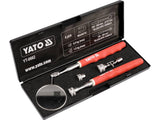 YATO YT-0662 TÜKÖRVEZÉRLŐ KÉSZLET + MÁGNESES RÚD - 4 DB 