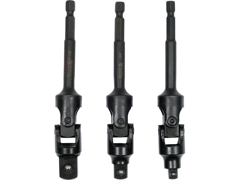 YATO YT-04641 KARDÁN ADAPTER KÉSZLET 3 RÉSZES 