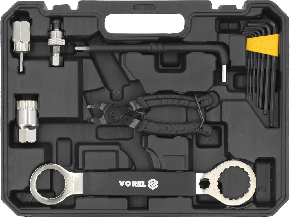 SET DE SCULE PENTRU BICICLETA, 30 PIESE Vorel 58770