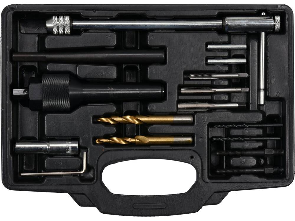 YATO YT-05342 TÖRÖTT GYÚJTÓGYERTYA KISZEDŐ KÉSZLET, 3/8, 16 RÉSZES 