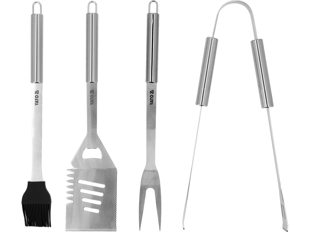 Set gratar 4 piese YATO YG-20110, otel inoxidabil