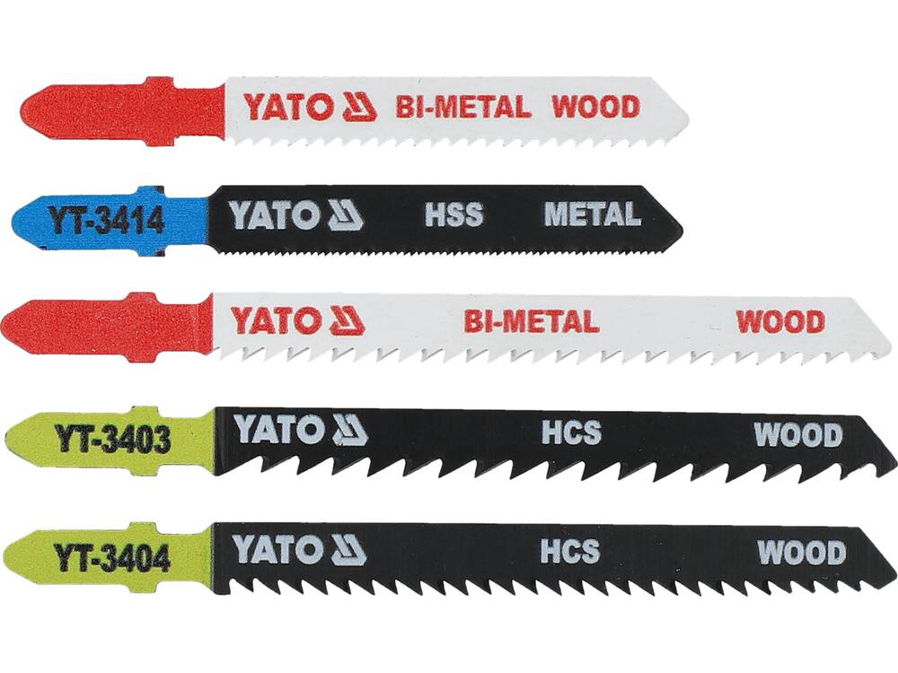 YATO YT-3445 INGÁS FŰRÉSZKÉSZLET, 5 DB - VEGYES 