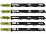 PENGEKÉSZLET YATO YT-3401 SZÚRÓFŰRÉSZHEZ, 5 DB, 10 TPI 