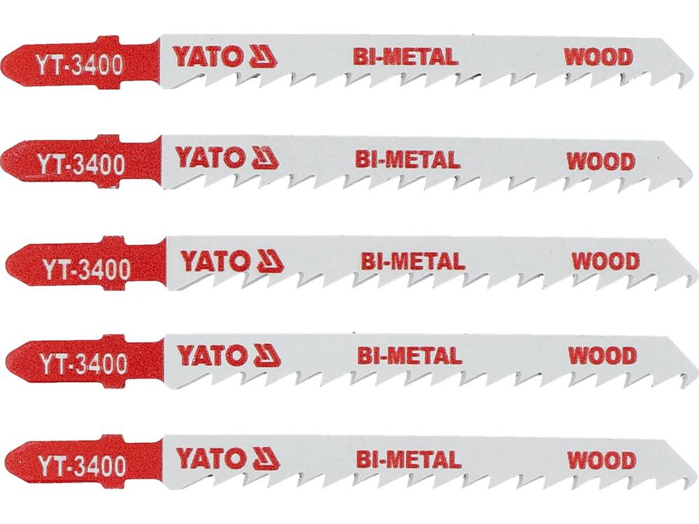 PENGEKÉSZLET YATO YT-3400 SZÚRÓFŰRÉSZHEZ, 5 DB, 6 TPI 