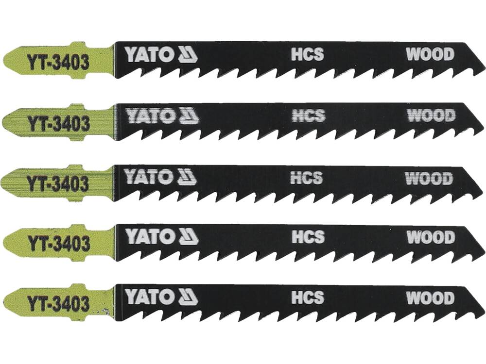 PENGEKÉSZLET YATO YT-3403 SZÚRÓFŰRÉSZHEZ, 5 DB, 6 TPI 