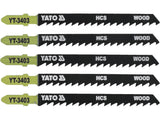 PENGEKÉSZLET YATO YT-3403 SZÚRÓFŰRÉSZHEZ, 5 DB, 6 TPI 