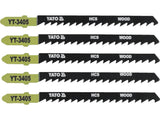 PENGEKÉSZLET YATO YT-3405 SZÚRÓFŰRÉSZHEZ, 5 DB, 6 TPI 