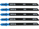 PENGEKÉSZLET YATO YT-3411 SZÚRÓFŰRÉSZHEZ, 5 DB, 8 TPI 