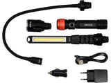 YATO YT-08521 MŰHELYLÁMPA KÉSZLET, 3 AZ 1-BEN, 380LM, LI-ION 3.7V 2200MAH, IP54 
