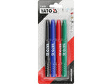 Set marker tehnic 4 buc. YATO YT-69304 - imagine 4