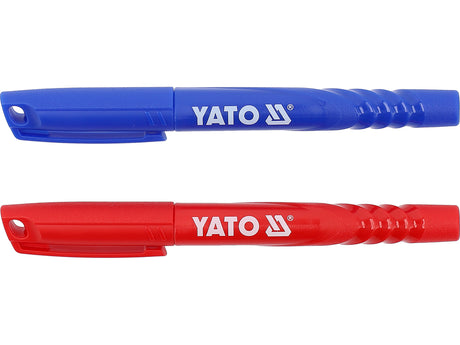 Set marker tehnic rosu/negru YATO YT-69301, 2 buc.