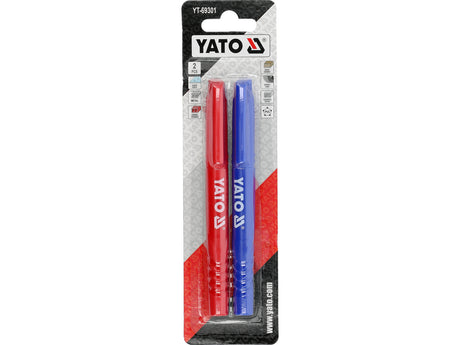 Set marker tehnic rosu/negru YATO YT-69301, 2 buc. - imagine 4