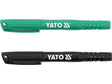 Set marker tehnic verde/negru YATO YT-69300, 2 buc.