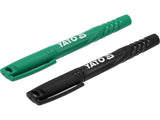 Set marker tehnic verde/negru YATO YT-69300, 2 buc. - imagine 3