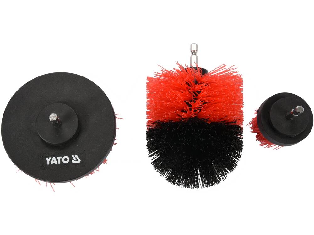 YATO YT-47553 TISZTÍTÓKEFE KÉSZLET HATSZÖGŰ TARTÓVAL 