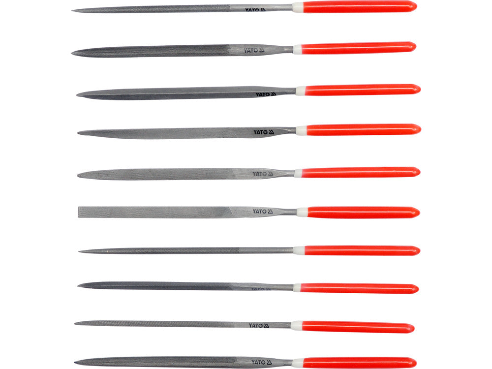 YATO YT-6163 KÚPOS RESZELŐKÉSZLET 3X140X65MM, 10 DB 
