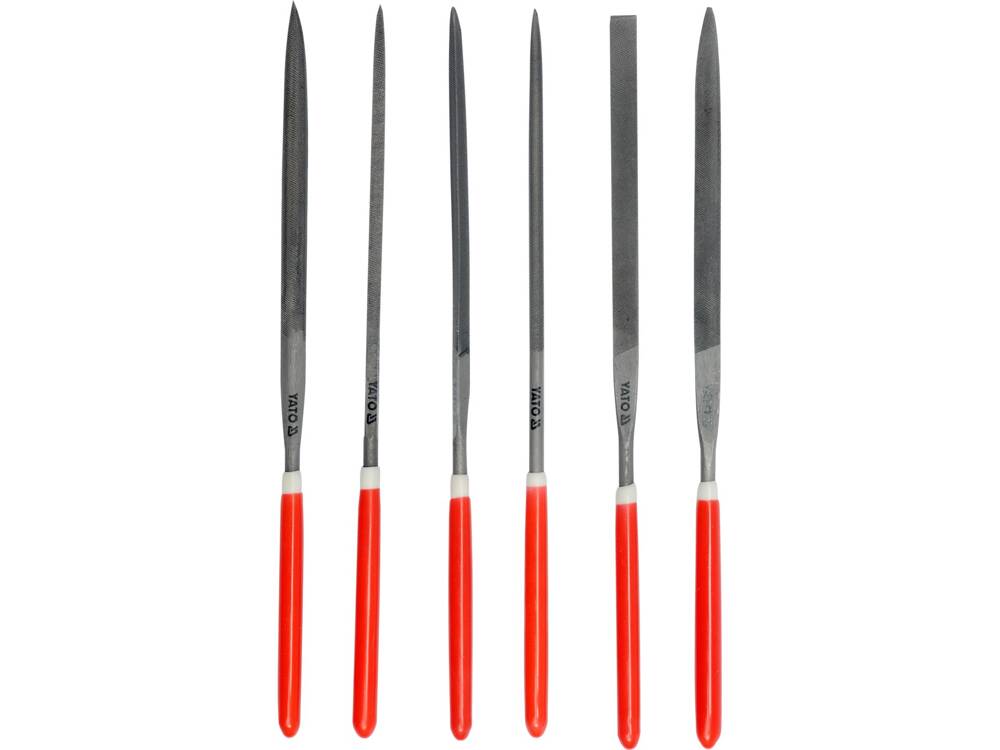YATO YT-6160 KÚPOS RESZELŐKÉSZLET 3X140X65MM, 6 DB 